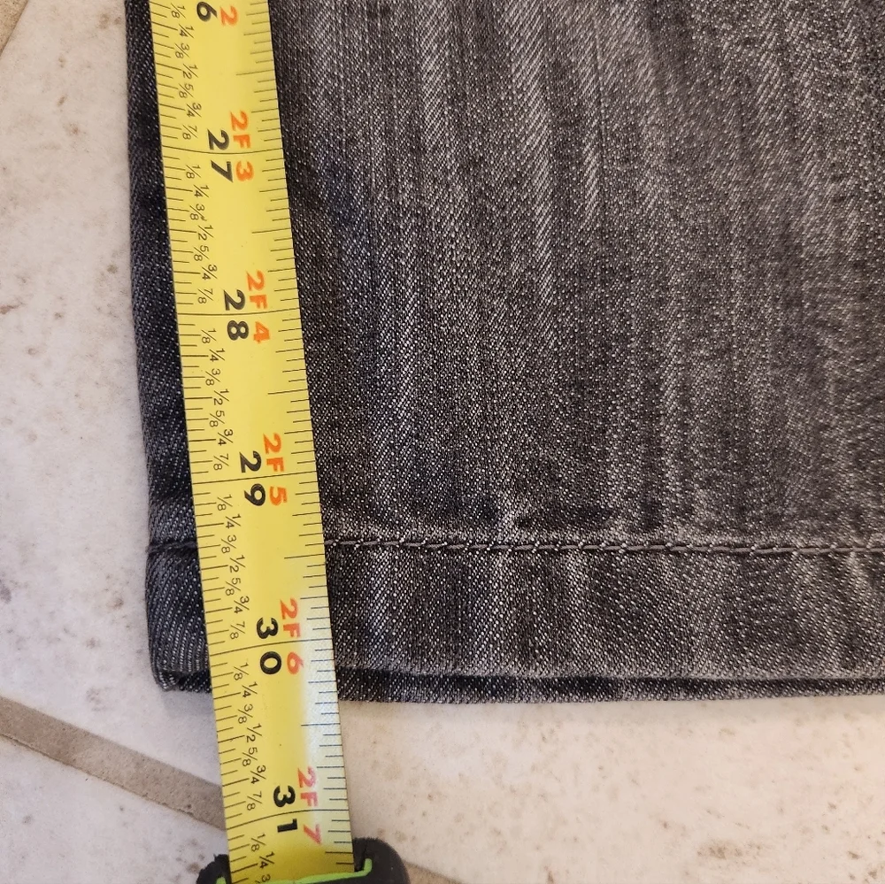 Mens Black Grey Wash Jeans Y2K VTG Southpole Straight Leg 36X30 READ‎ #BB935